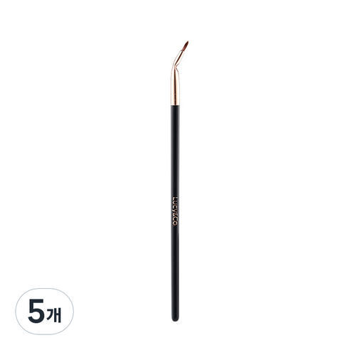 루시앤코 메이크업 아이라이너 브러쉬TR12, 5개, 블랙