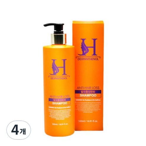 상은언니 덱스판테놀 샴푸, 500ml, 4개
