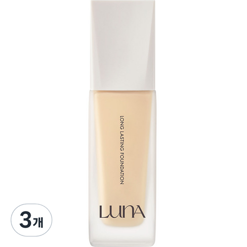 루나 롱래스팅 파운데이션 30ml, 22호 베이지, 3개