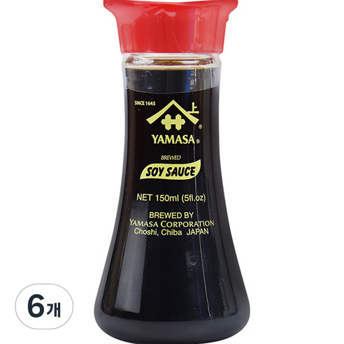 야마사 팬시 간장, 150ml, 6개