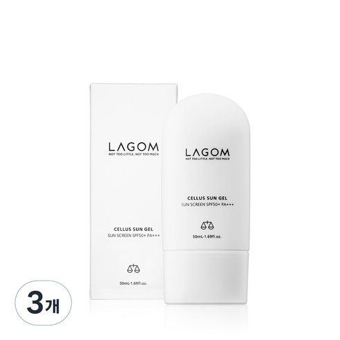 라곰 셀러스 선 젤 SPF50+ PA+++, 50ml, 3개