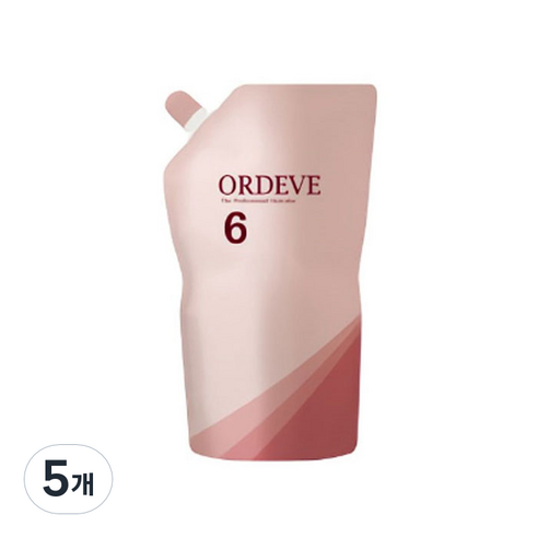 올디브 더 프로페셔널 헤어컬러 6 산화제, 1000ml, 5개