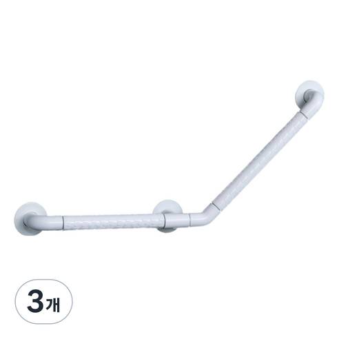 디페이브 베이직 135도 안전 손잡이 화이트, 3개
