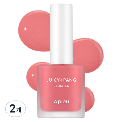 어퓨 과즙팡 워터 블러셔 8g, PK01 아임스트롱베리, 2개