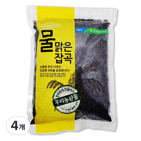 물맑은양평 청운농협 찰흑미, 4개