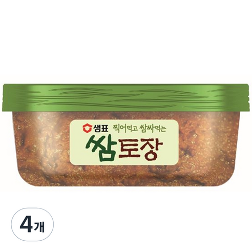 샘표 쌈토장, 170g, 4개