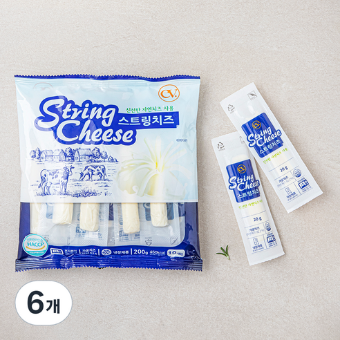 스트링치즈, 20g, 10개입, 6개