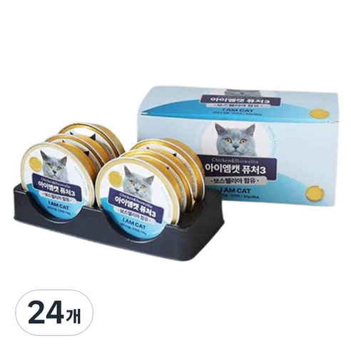 아이엠캣 고양이 퓨처3 습식사료, 30g, 24개, 치킨(보스웰리아 함유)