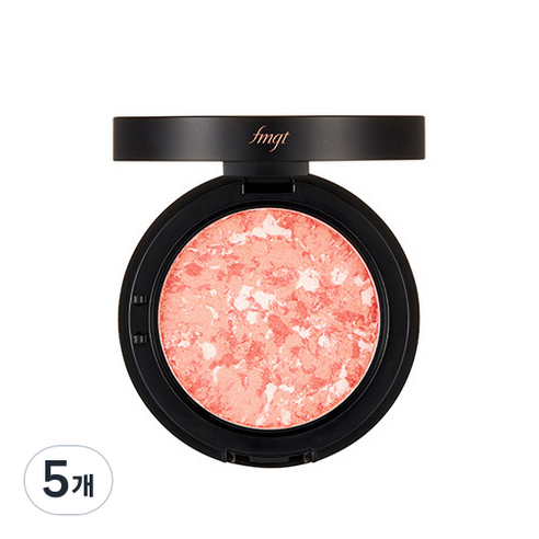 더페이스샵 마블빔 블러셔 7g, 02호 사랑코랄빛, 5개
