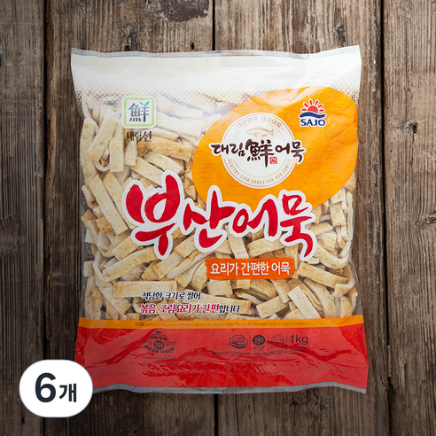 대림선 요리가 간편한 어묵, 1kg, 6개