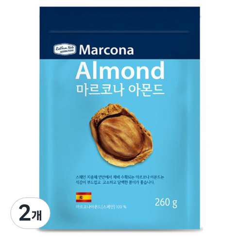 리치팜너트 마르코나 아몬드, 260g, 2개