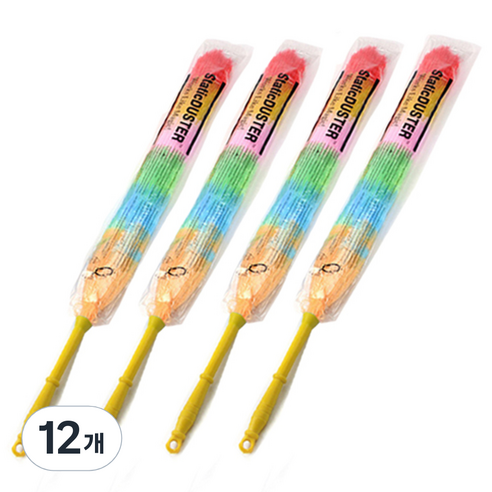 리버그린 무지개 먼지 털이개 특, 옐로우, 12개
