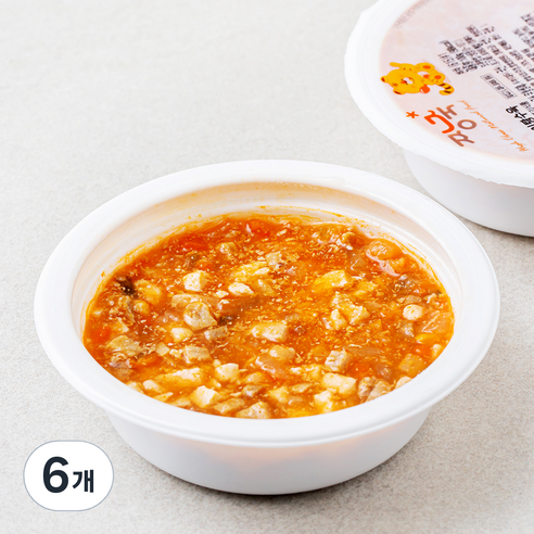 짱죽 반찬 새콤이탕수육, 100g, 6개, 탕수육