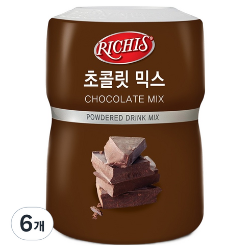 리치스 초콜릿 믹스, 460g, 1개입, 6개