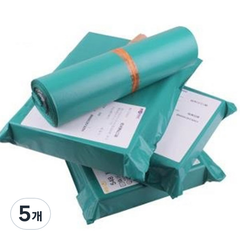 가팡 택배 비닐봉투 폴리백 민트 A LDPE 0.08 100p, 5개