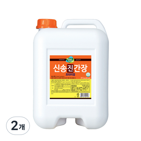 신송 진간장 프리미엄, 14L, 2개