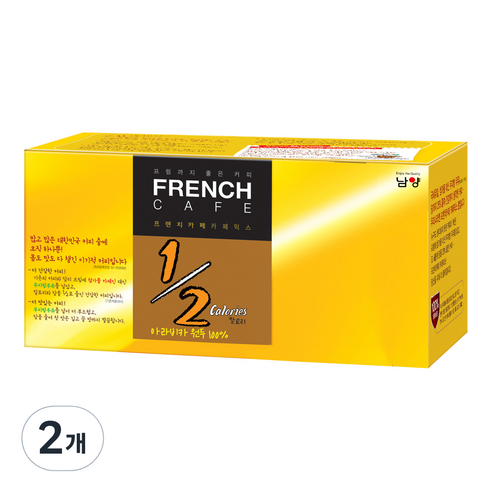 프렌치카페 카페믹스 1/2칼로리, 20개입, 2개, 8.85g
