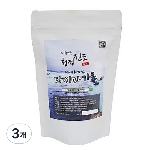 진도장모와서울큰사위 진도 다시마 분말, 200g, 3개