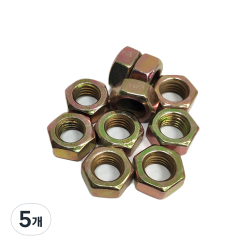 이노공구 육각너트 메탈 HN125 10p, M14, 11mm, 50개