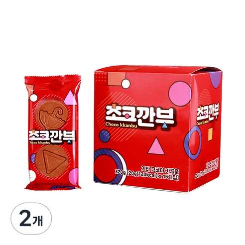 에이스엠앤티 초코 깐부 랜덤발송 16p, 320g, 2개