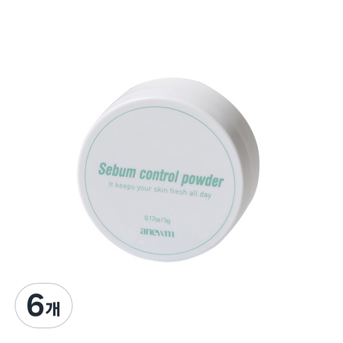 어늄 세범 컨트롤 루스 파우더 5g, 6개