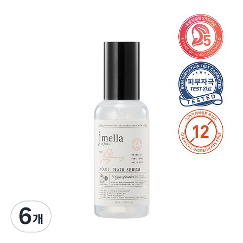제이멜라 인 프랑스 블루밍 피오니 헤어 세럼, 100ml, 6개