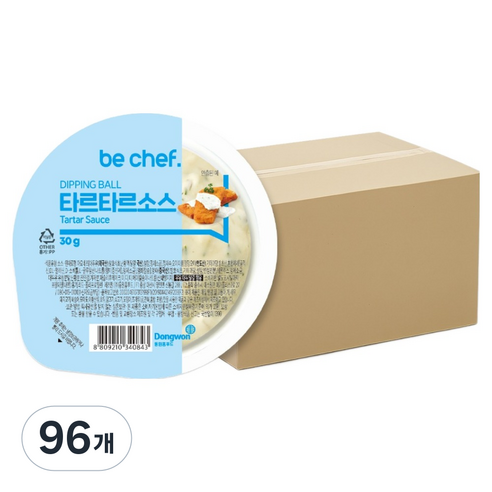 비셰프 디핑볼 타르타르소스, 30g, 96개