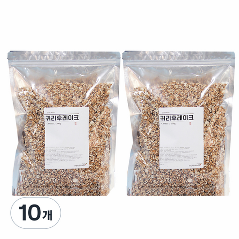 허브나래 귀리 후레이크, 300g, 10개