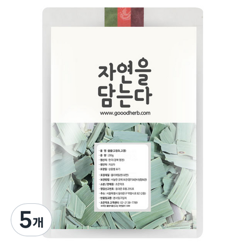 조은약초 자연을 담는다 줄풀, 200g, 5개