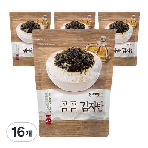 곰곰 김자반, 70g, 16개