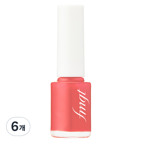 더페이스샵 fmgt 스타일 네일 7ml, 19CR 파스텔 마카롱 꼬끄, 6개