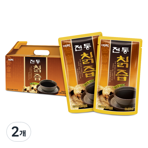 비락 프리미엄 전통칡즙 15p, 1.8L, 2개