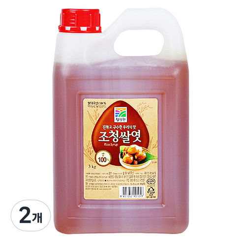 청정원 조청쌀엿, 3kg, 2개