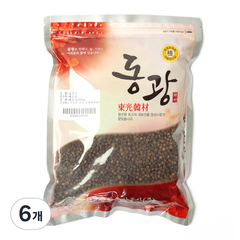 동광 통후추 베트남산, 600g, 6개