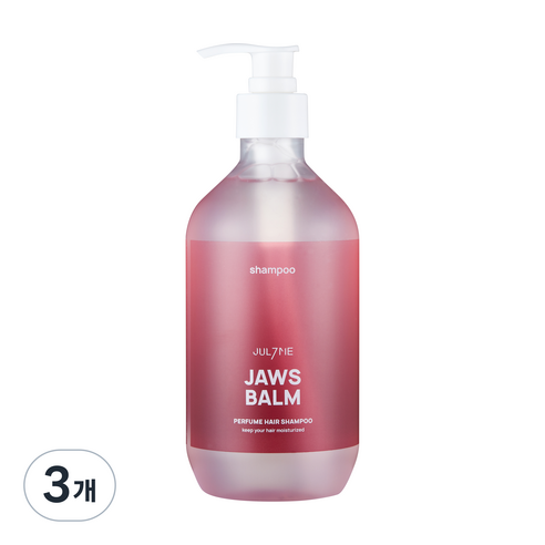 줄라이미 퍼퓸 헤어 샴푸 죠스밤, 500ml, 3개