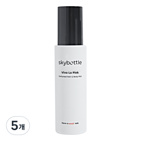 스카이보틀 퍼퓸 헤어 & 바디미스트 비바라핑크, 100ml, 5개