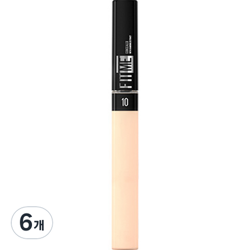 메이블린 뉴욕 NEW 핏미 컨실러 6.8ml, 10 라이트, 6개