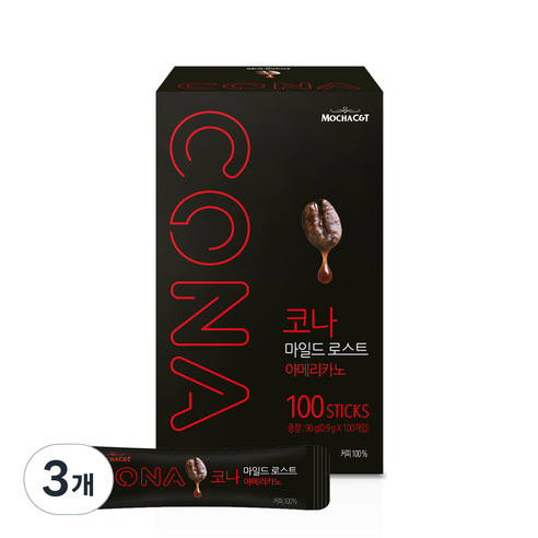 CONA 마일드로스트 원두커피믹스, 900mg, 100개입, 3개