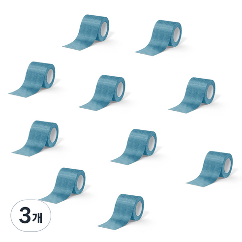 데이바이데이 바른생활이야기 밴드 5cm x 4.5m 블루, 3개, 10개입