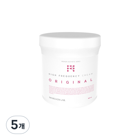 메르헨랩 오리지널 고주파크림, 800ml, 5개