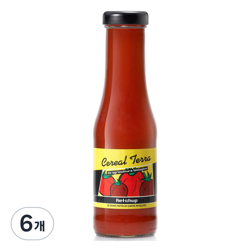 시리얼테라 유기농 케첩, 350g, 6개