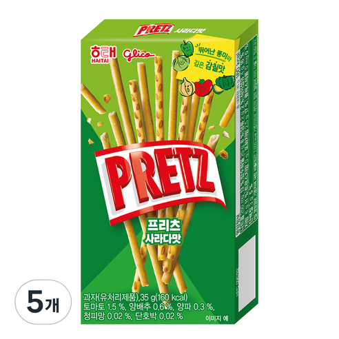프리츠 사라다 과자, 5개, 35g