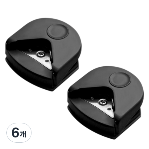 스타리움 코너라운더 모서리 커터기, 블랙, 6개