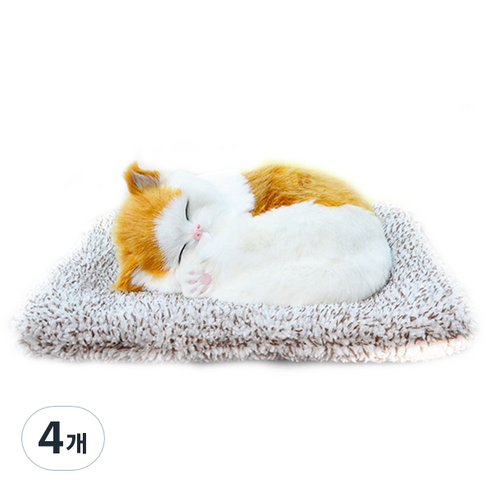 어바인 잠자는 냥냥이 인형 먼치킨, 4개