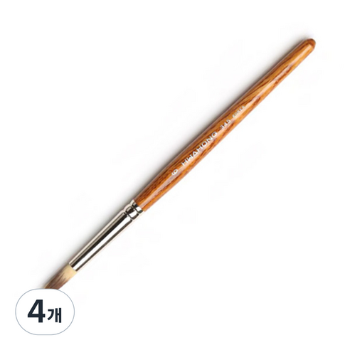 화홍 세필붓 345, R 6호, 4개