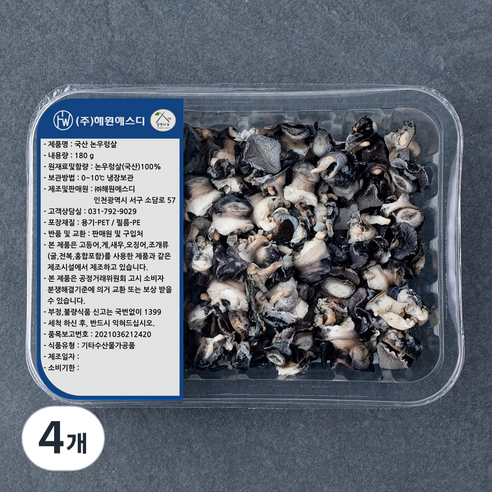 살맛나요 국내산 논 우렁살 (냉장), 180g, 4개