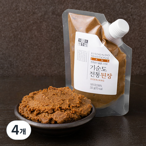 기순도 전통된장, 230g, 4개