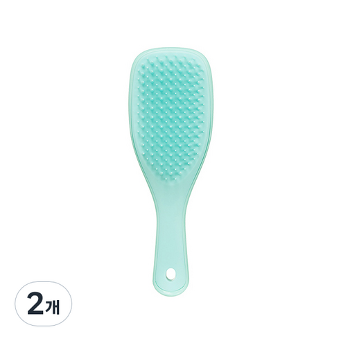 탱글티저 웻 디탱글러 미니 헤어브러쉬, 씨 그린, 2개