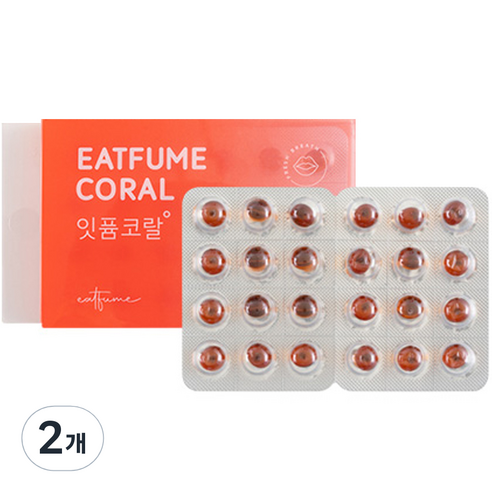 잇퓸 캔디 코랄, 3.12g, 2개