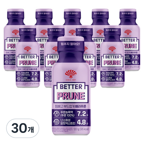 동화약품 부채표 배러푸룬, 30개, 120g